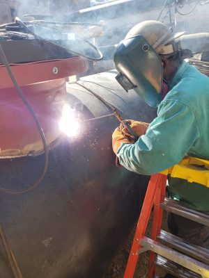 Mobile welding