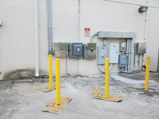 steel bollard